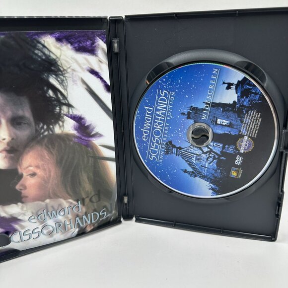 Edward Scissorhands Widescreen Anniversary Johnny Depp Winona Ryder DVD PG13 - Picture 4 of 4